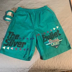 Coors light beer holder board shorts